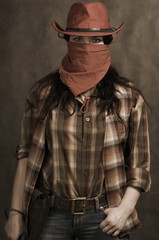 Obraz premium American cowgirl