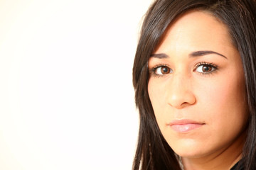 Fototapeta premium Beautiful Young Mixed Race Woman