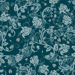 floral seamless pattern