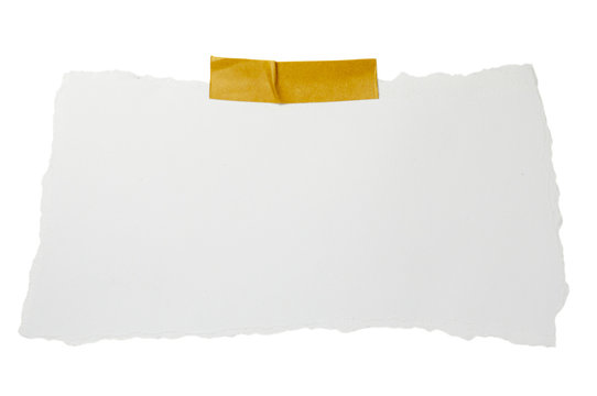 ripped white paper note message background