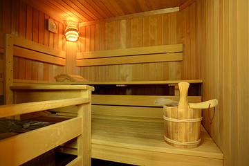 Fototapeta na wymiar Sauna fińska