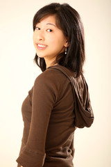 Young Cute Asian Woman