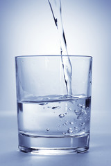 Water in a glass