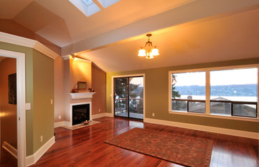 Living Room with Lake View