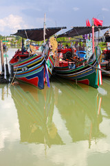 Fototapeta na wymiar The Bangau Maritime Figureheads, Kelantan, Malaysia...