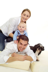 Glückliche Familie