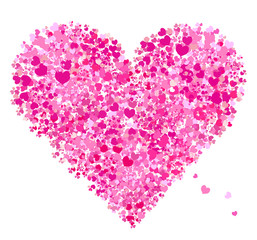 Obraz na płótnie Canvas Valentine heart shape, love