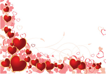 Valentine background with place for your text