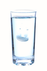 Tablet in water