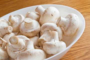 mushrooms on bowl