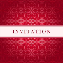 Invitation red card