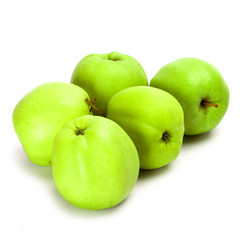 five green apples