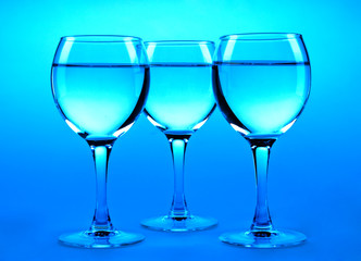 Wine glasses.Shallow DOF
