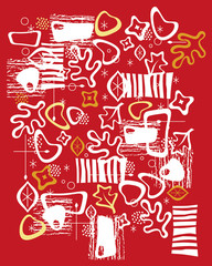 decorazione natalizia pattern