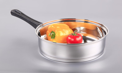 Stainless steel saucepan