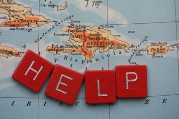 Help Haiti I donate your download - obrazy, fototapety, plakaty