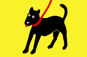 Warnung vor dem Hunde