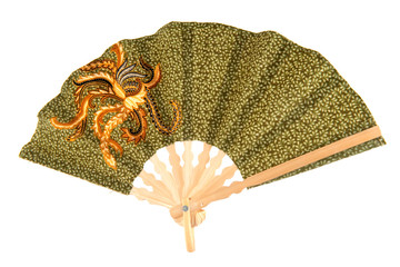 Batik hand-held fan