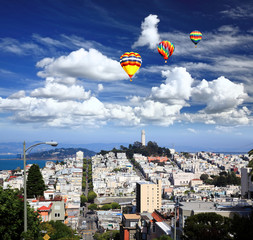 The Coit Tower in San Francisco