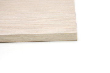 Wooden panels isolated on white backgrounds