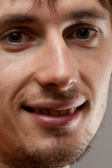 Smiling man portrait