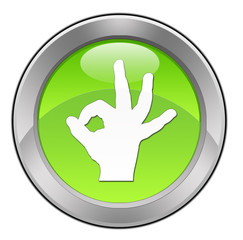 Obraz premium new button ok