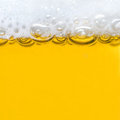beer with foam