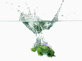 Osterfrosch Eierschale bunt 2