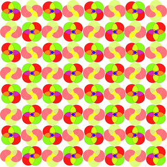 circles seamless abstract pattern