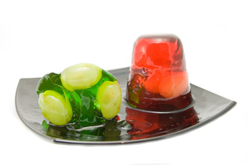 jelly on plate