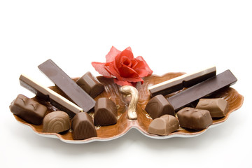 Pralinen mit Rose