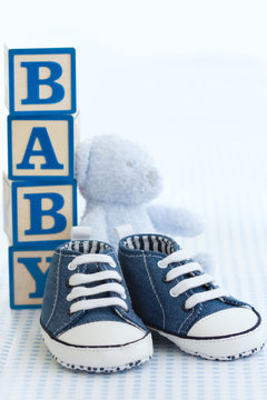 Blue Baby Shoes