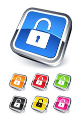 Obraz premium icône cadenas ouvert