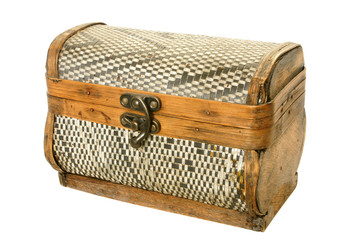 Old casket from birch bark
