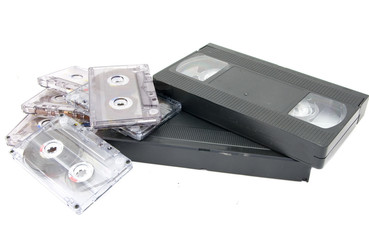 cassettes isolated