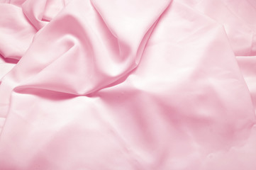 pink silk fabric