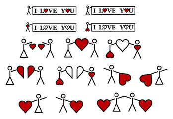 Valentine - little figures (2)