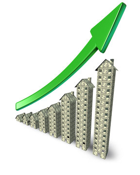 Real estate prices higher