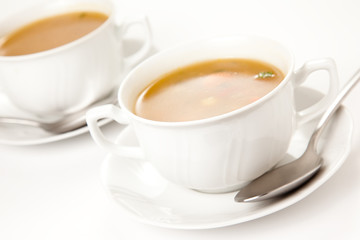 tasty vegetables soup
