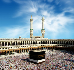 Kaaba Mecca Saudi Arabia - obrazy, fototapety, plakaty