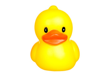 Yellow plastic duck