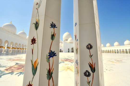 Scheich Zayed Moschee in Abu Dhabi XVI