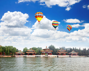 The Beihai Park near Forbidden City Beijing