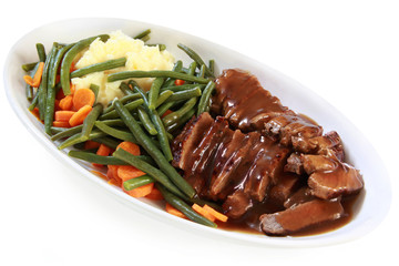 Roast Beef and Vegetables