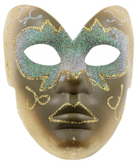 masque fond blanc