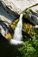 Naklejka premium Beautiful Bulgarian waterfall