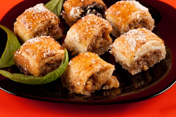 Baklava, traditional turkish dessert