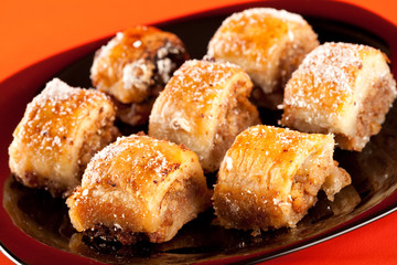 Baklava, traditional turkish dessert