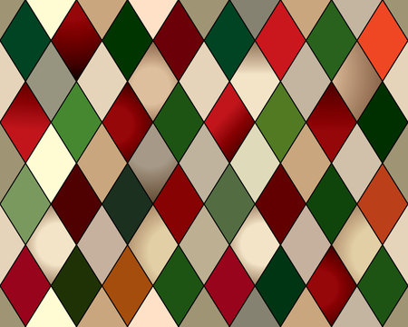 seamless rhomb harlequin