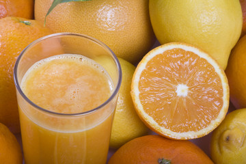 Fuites et vitamines - jus d'orange